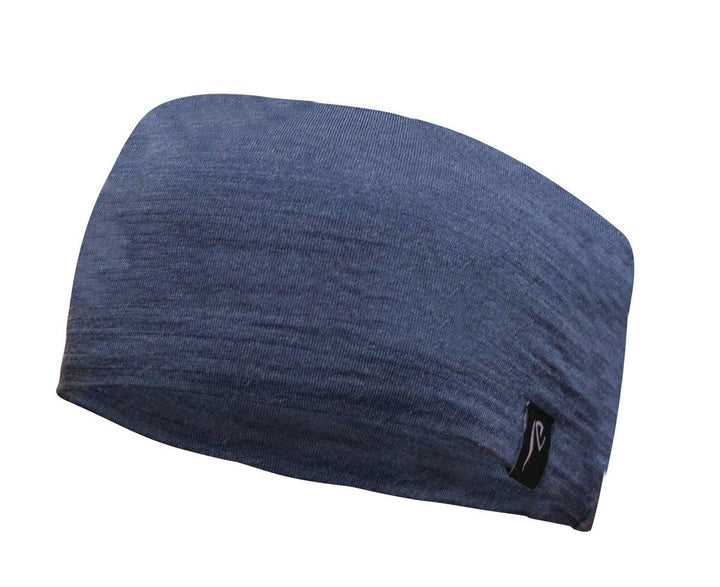 Ivanhoe Knitted in Sweden - Underwool headband | wollen hoofdband Steel blue