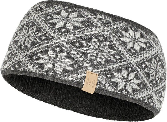 Ivanhoe Knitted in Sweden - Freya headband | wollen hoofdband Graphit