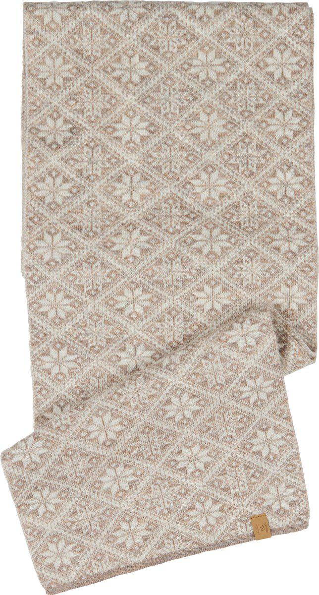 Ivanhoe Knitted in Sweden - Freya scarf | wollen sjaal Sand