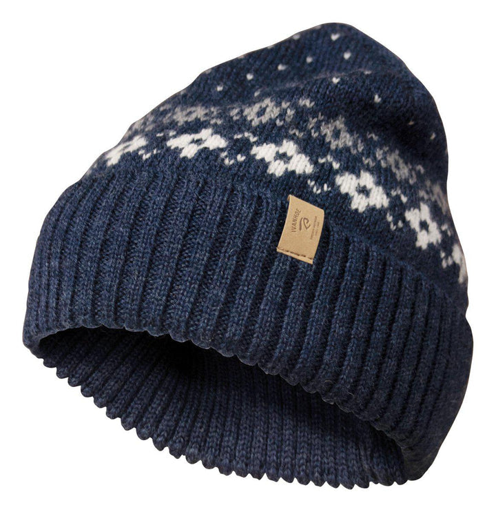 Ivanhoe Knitted in Sweden - Sire hat | wollen muts Navy