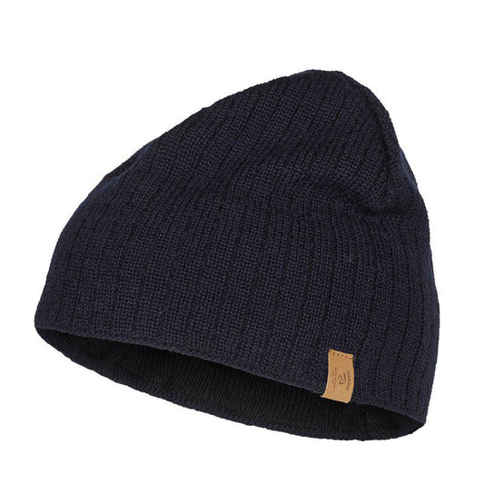 Ivanhoe Knitted in Sweden - Stormy hat WB light | wollen muts Navy