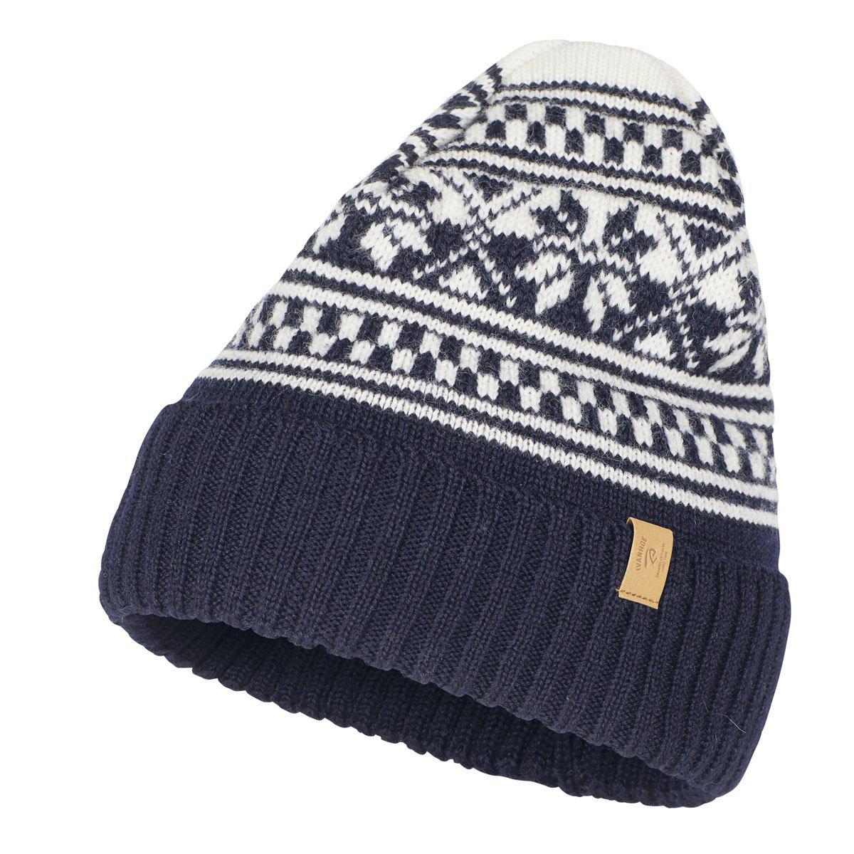 Ivanhoe Knitted in Sweden - Vide hat | wollen muts Navy