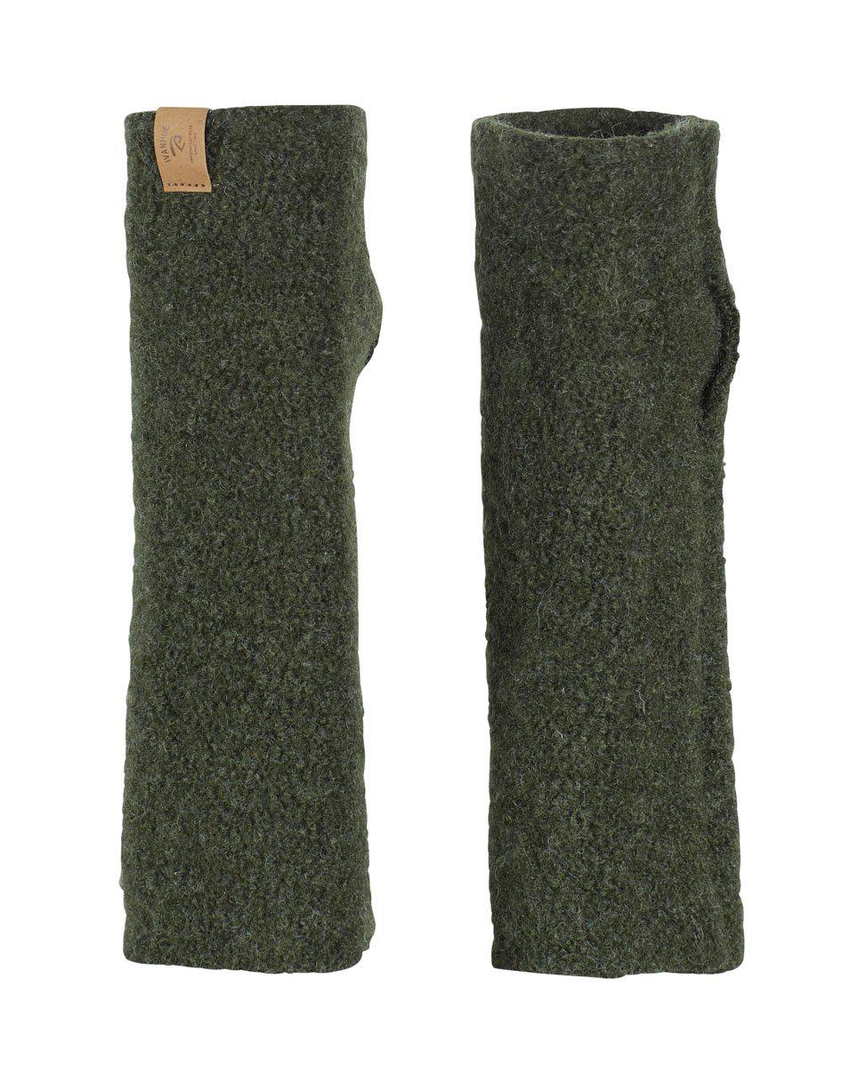 Ivanhoe Knitted in Sweden - Loden gaters | wollen polswarmers Loden green