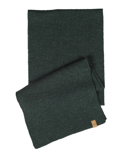 Ivanhoe Knitted in Sweden - Gelu scarf | sjaal van merinowol Rifle green