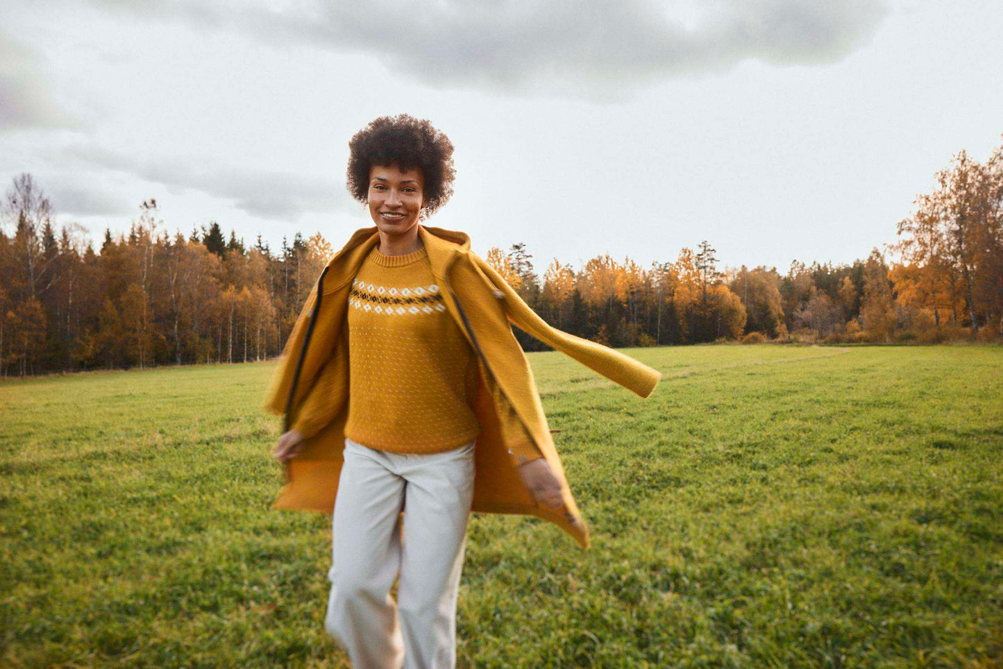 Ivanhoe - Madbacken coat | 100% wollen jas van gekookte wol