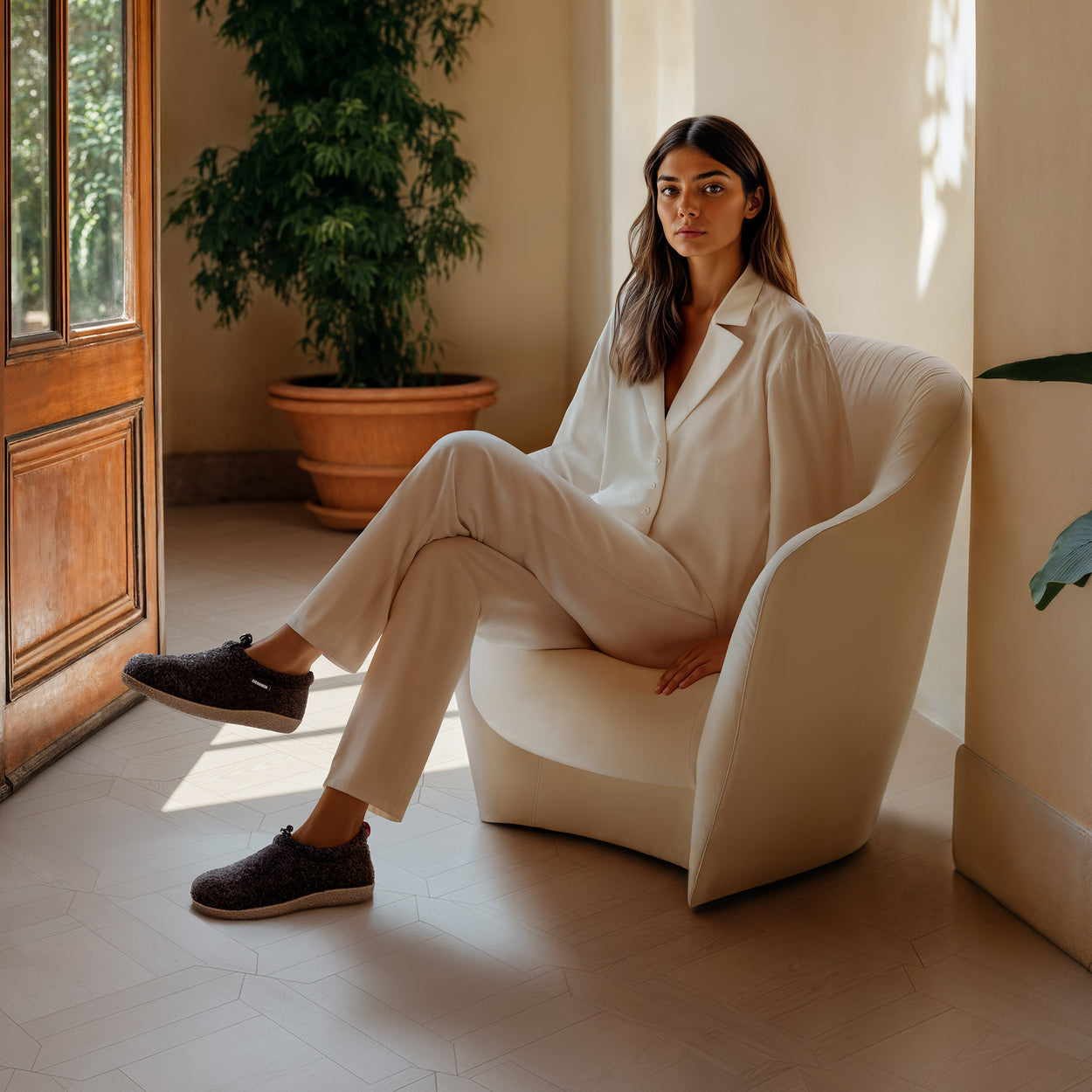 Giesswein - Vent | pantoffel van scheerwol