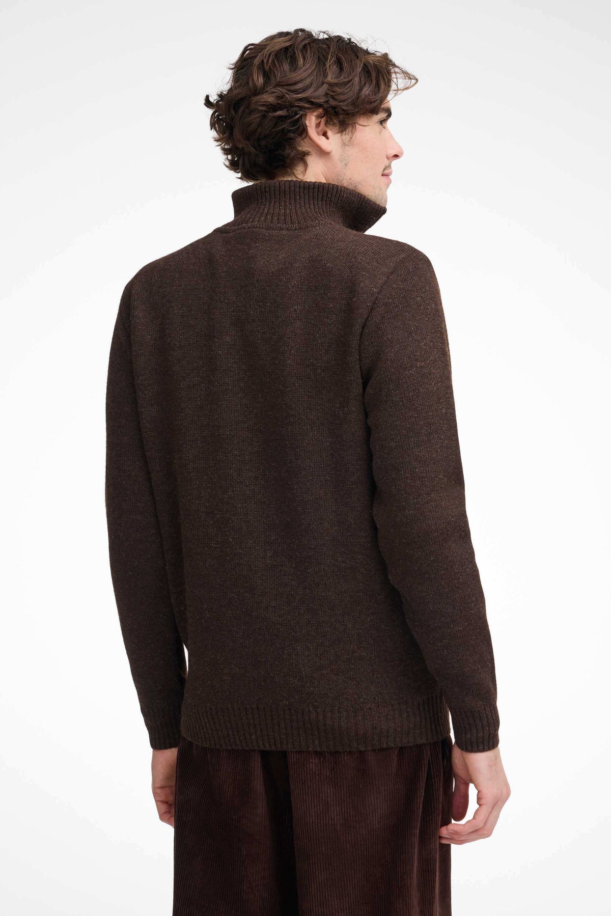 Ivanhoe Knitted in Sweden - NLS Elm HZ | wollen herentrui