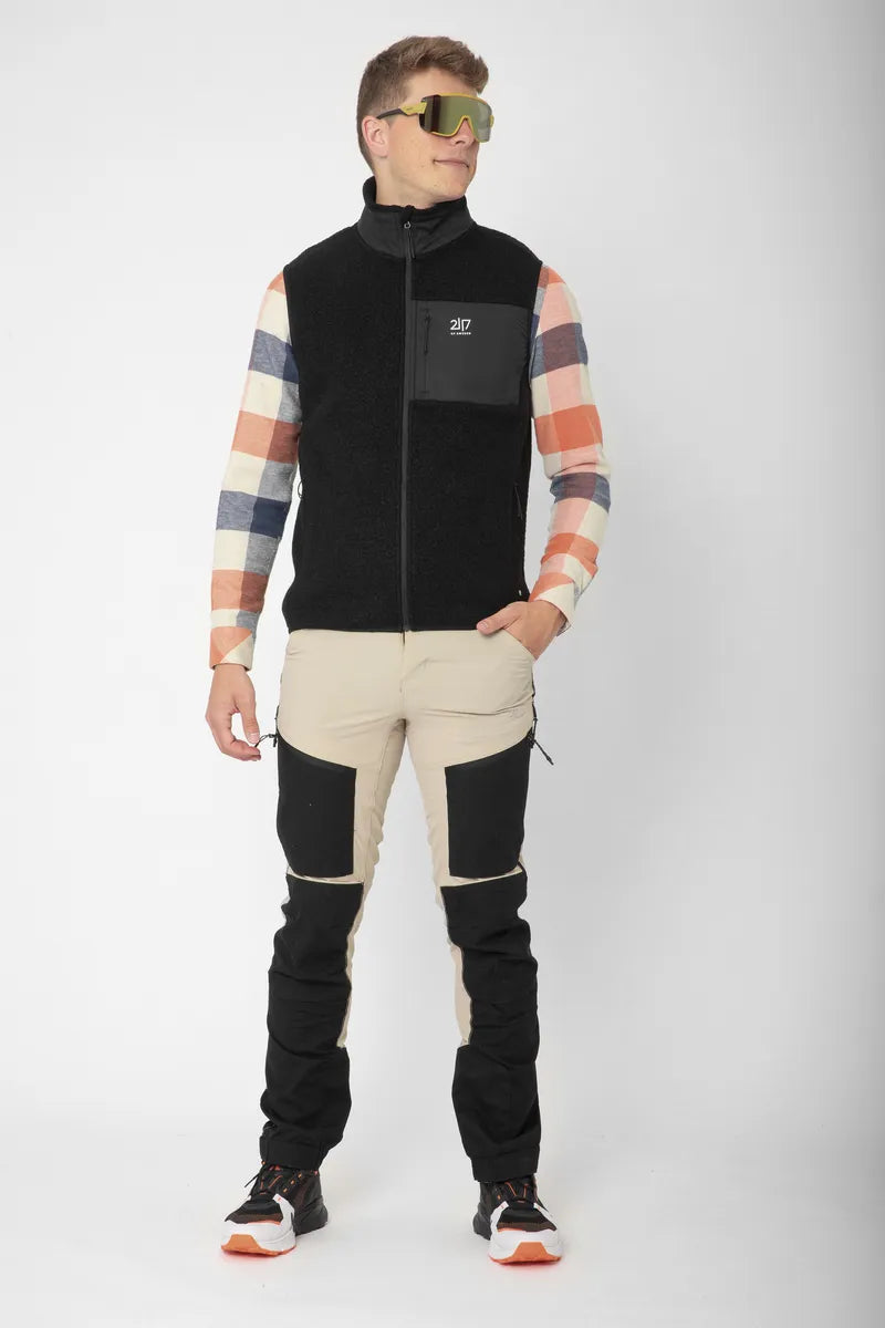 2117 of Sweden - Skord Pile vest | wollen heren bodywarmer
