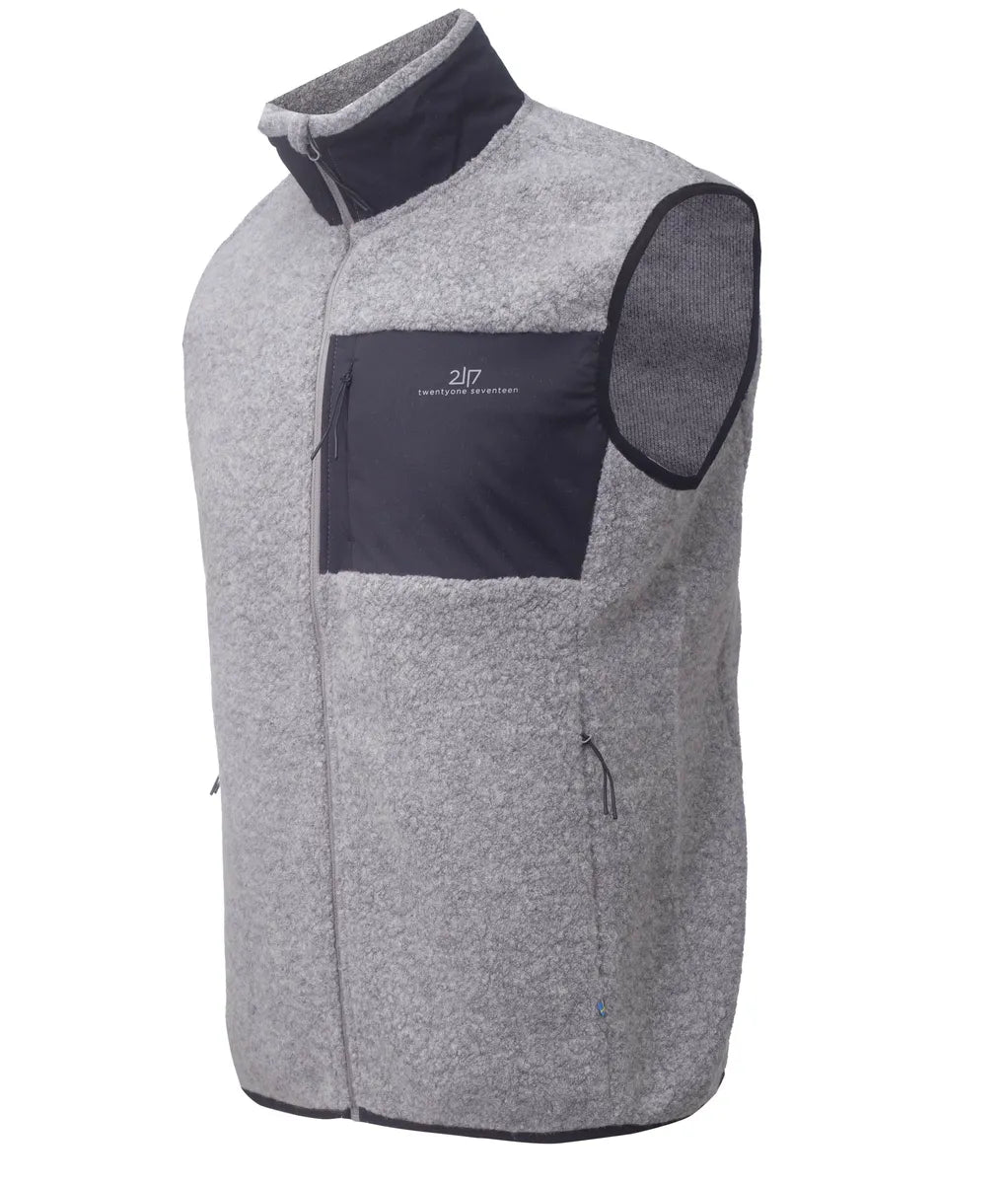 2117 of Sweden - Skord Pile vest | wollen heren bodywarmer