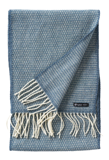 Klippan - Hugo | sjaal van merinowol Dusty Blue