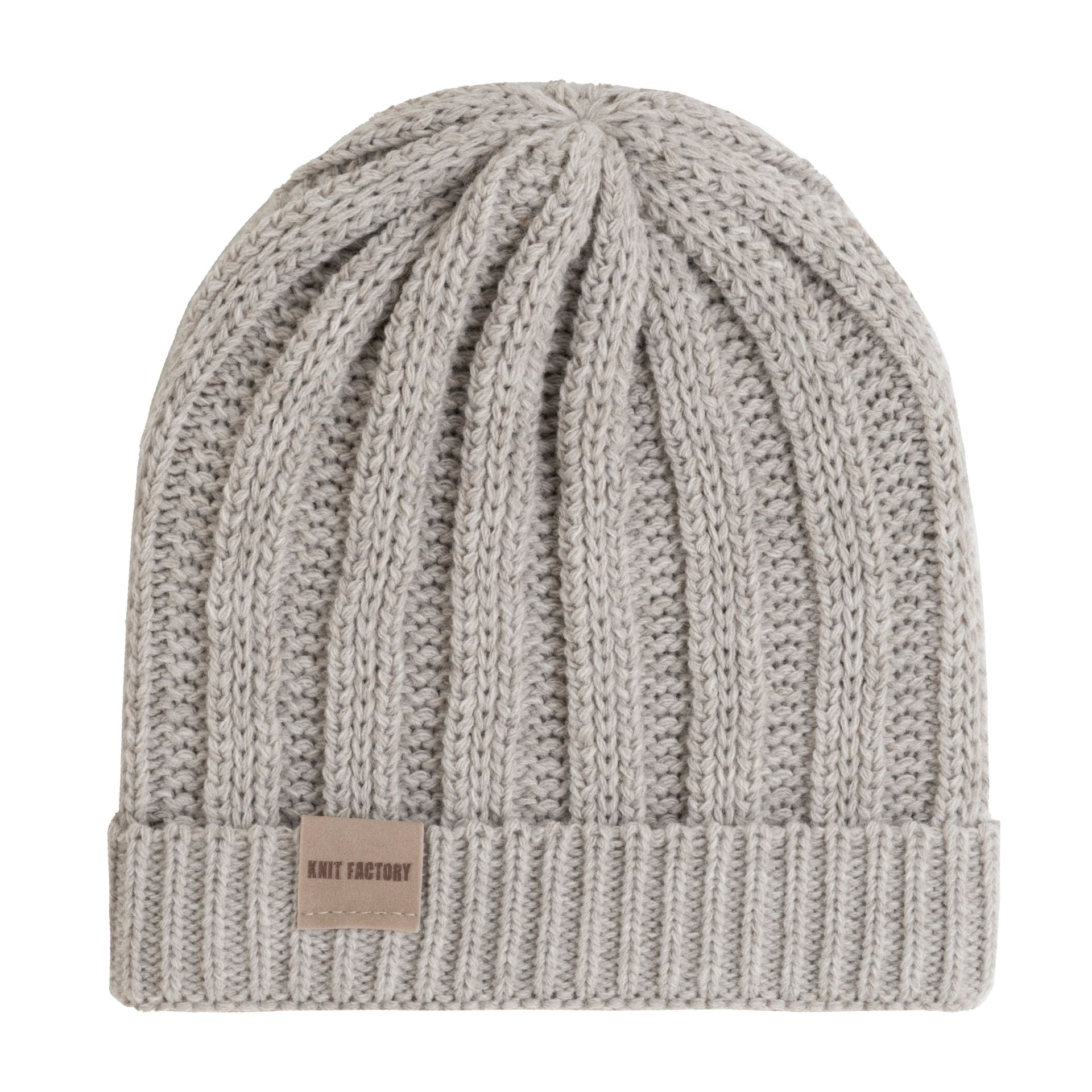 Knit Factory - Nica beanie | gebreide muts Iced Clay