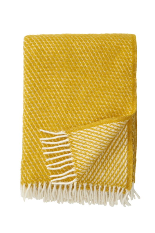 Klippan - Velvet | plaid van lamswol Saffron