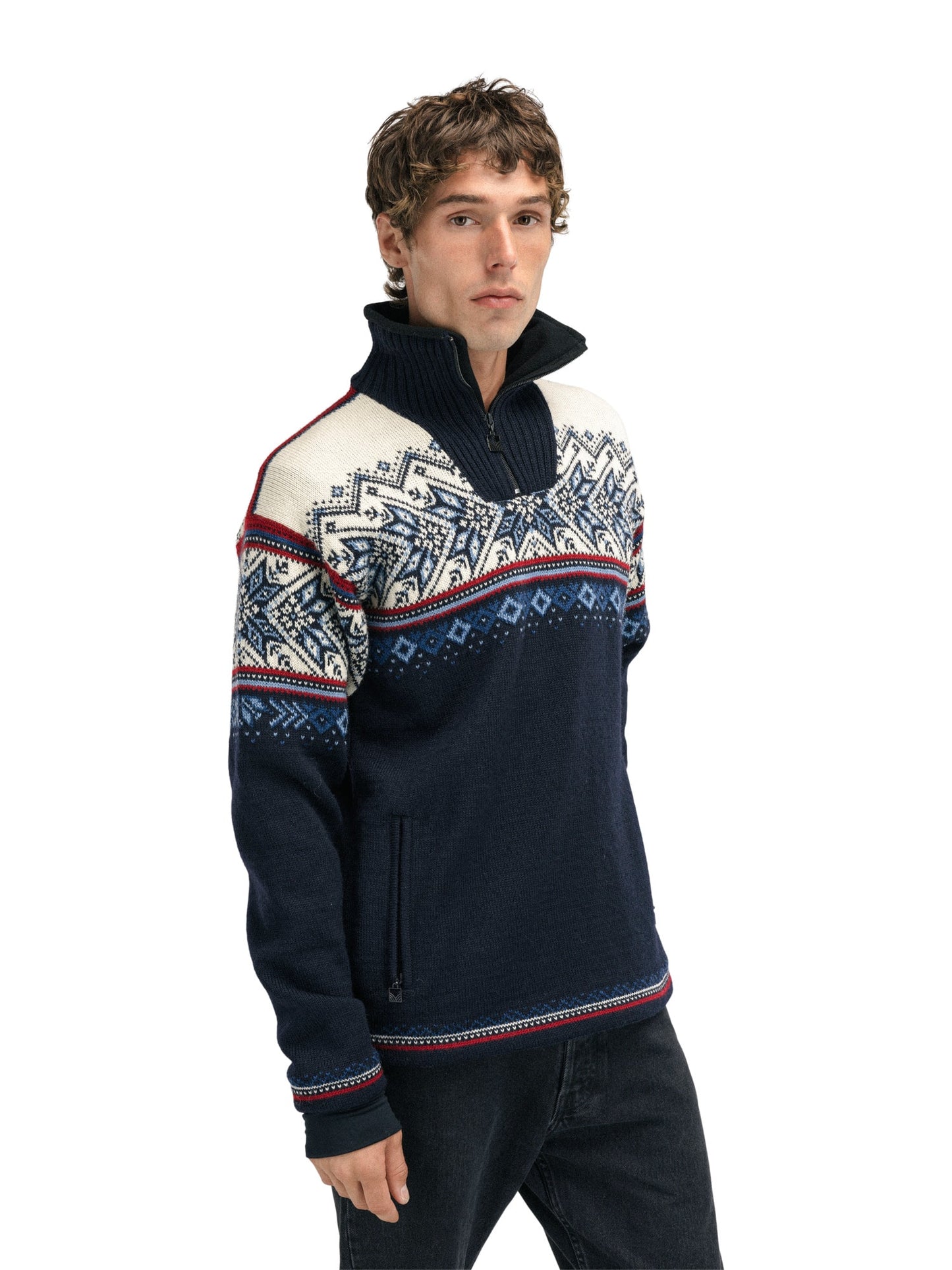 Dale of Norway - M Vail Windproof sweater | wollen herentrui met voering