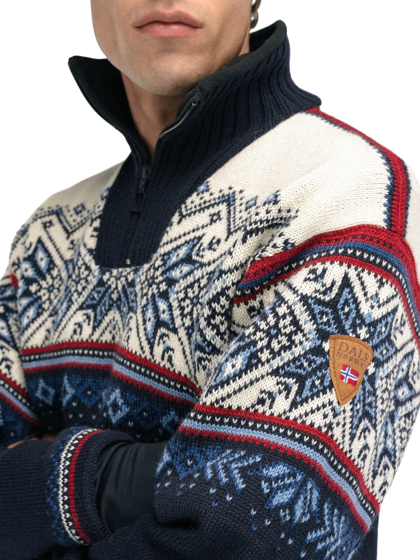 Dale of Norway - M Vail Windproof sweater | wollen herentrui met voering