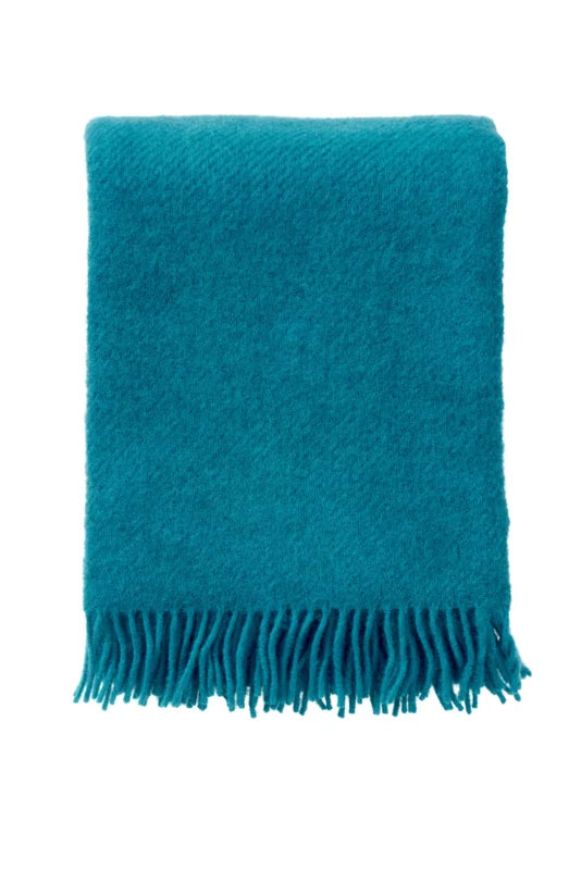 Klippan - Gotland | plaid van Gotland wol Emerald 130x200 cm.