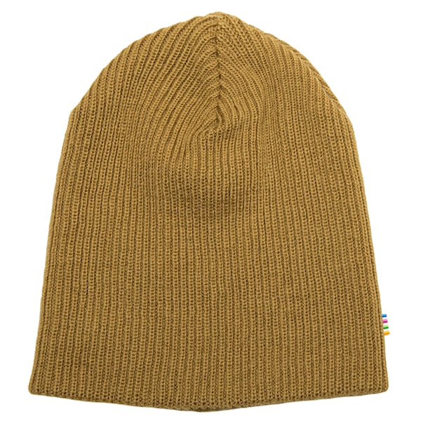 Joha - Baby hat double - rib | wollen babymutsje Curry