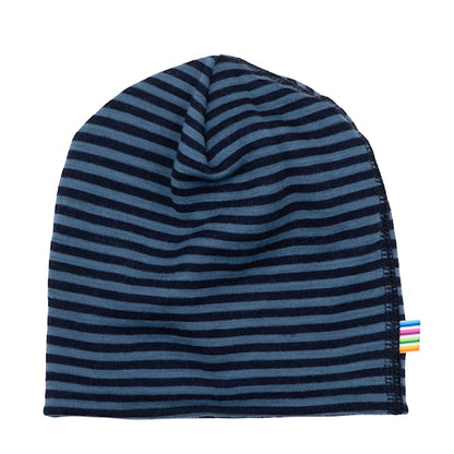 Joha - Baby hat double - stripe | gestreept wollen babymutsje