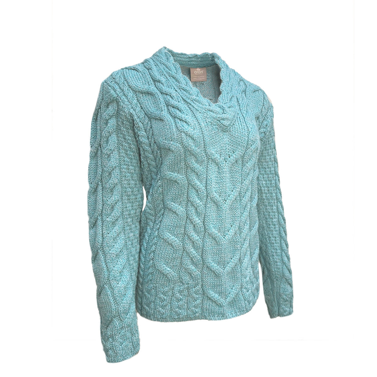 Aran Woollen Mills - B101 | damestrui van supersoft merinowol