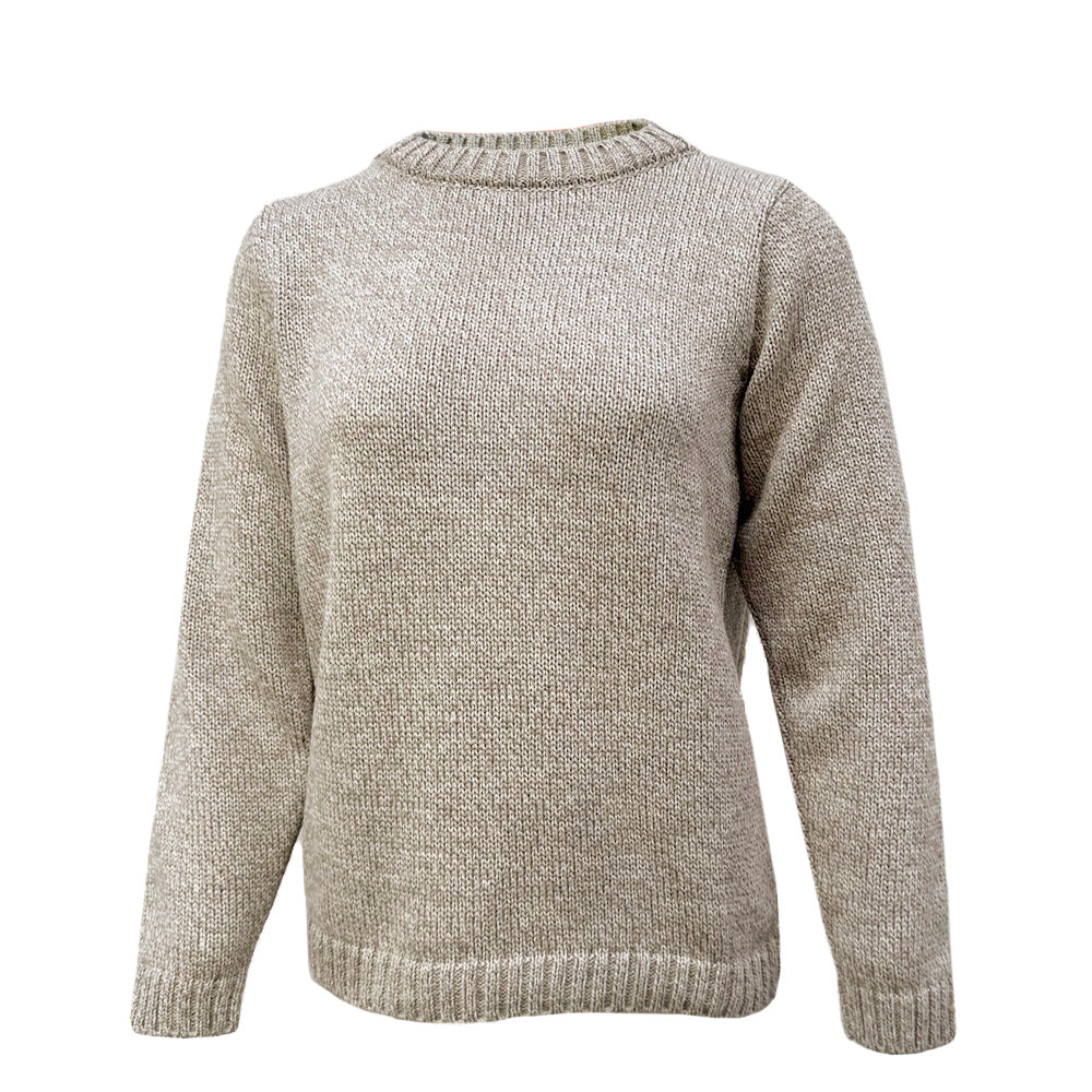 Aran Woollen Mills - B150 | damestrui van merinowol Oatmeal