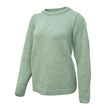 Aran Woollen Mills - B150 | damestrui van merinowol Sea green