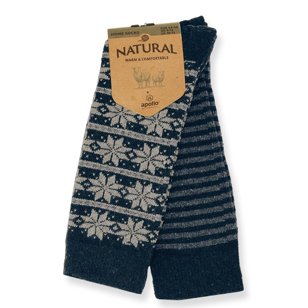 Apollo 2 Pak Huissokken Apollo 2 pack kopen | Texelana Wolproducten