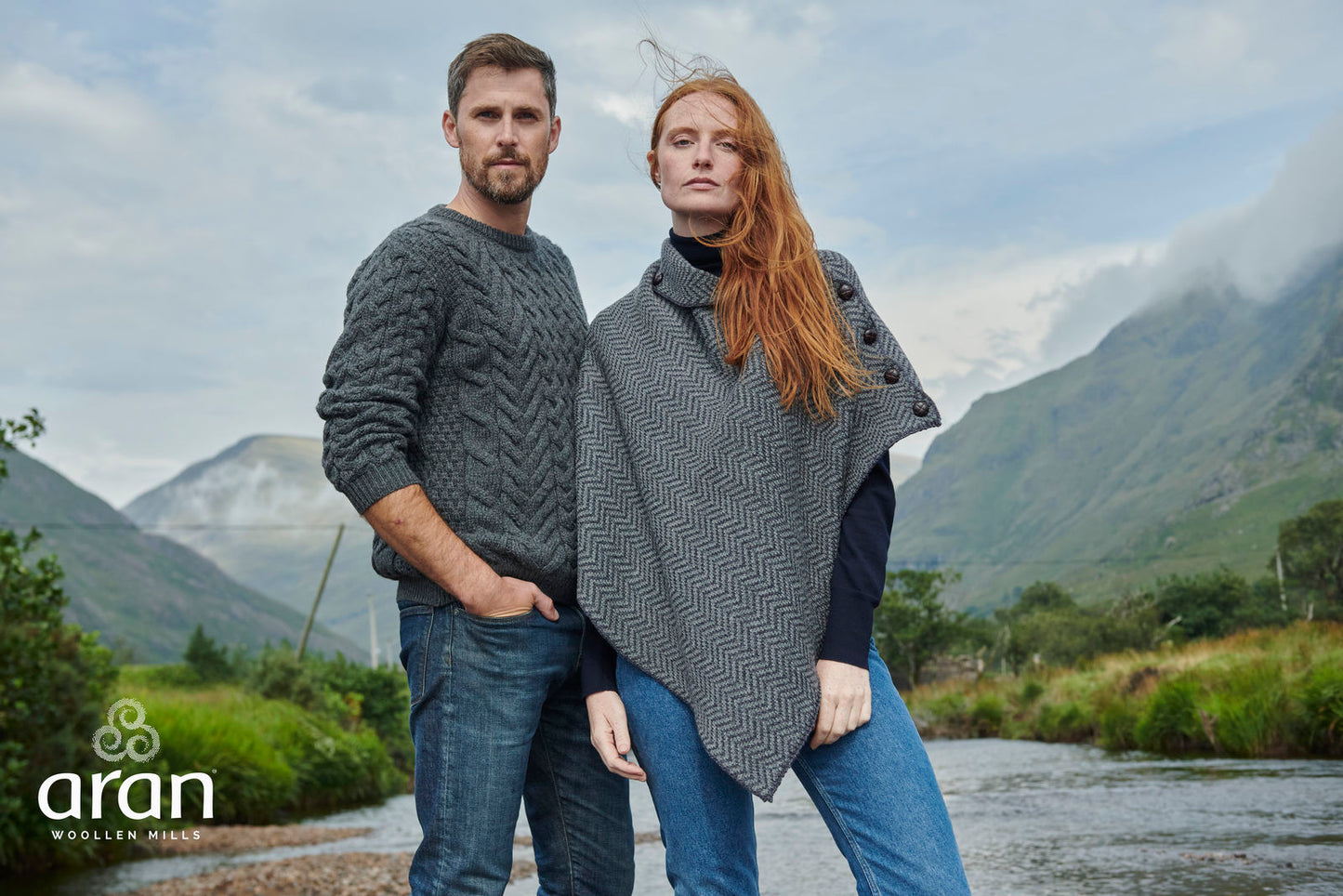 Aran Woollen Mills - B814 | poncho