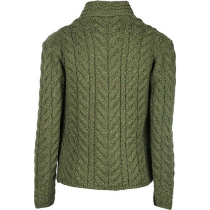 Aran Woolen Mills - B840 | women's sweater merino wool with buttons