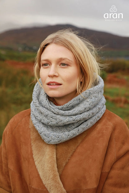 Aran Woollen Mills - B859 | merino wool infinity scarf