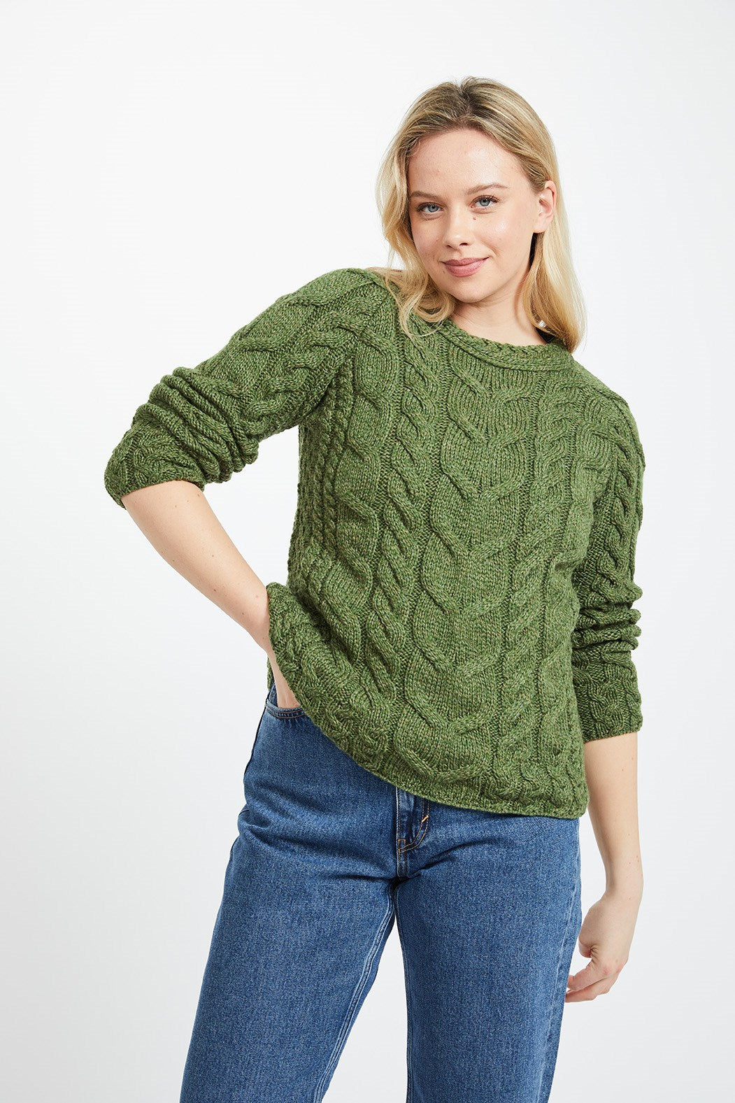 Aran Woollen Mills - B951 | women's wool sweater