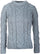 Aran Woollen Mills - B951 | wollen damestrui Ocean grey XL