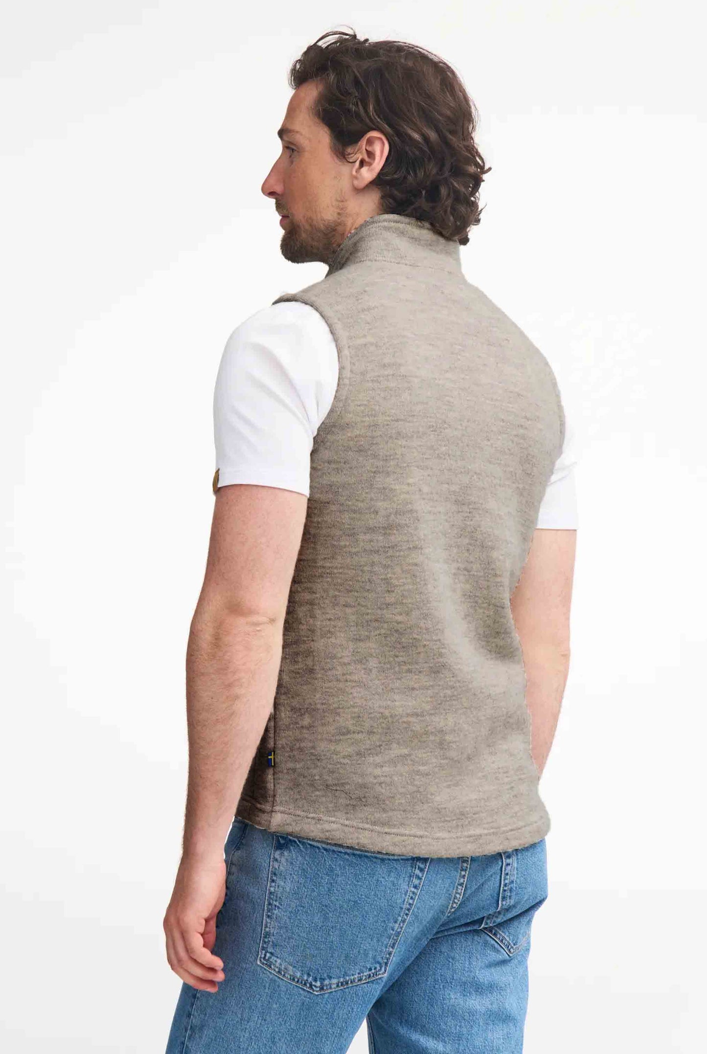 Ivanhoe Knitted in Sweden - NLS Barley Vest | wollen heren bodywarmer