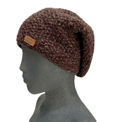 Planet Wool - Beanie long | wollen muts met fleecevoering