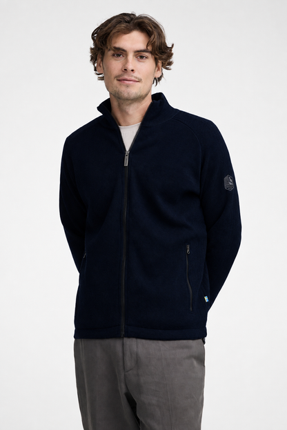 Ivanhoe Knitted in Sweden - Henry FZ WB | windbreaker van wol