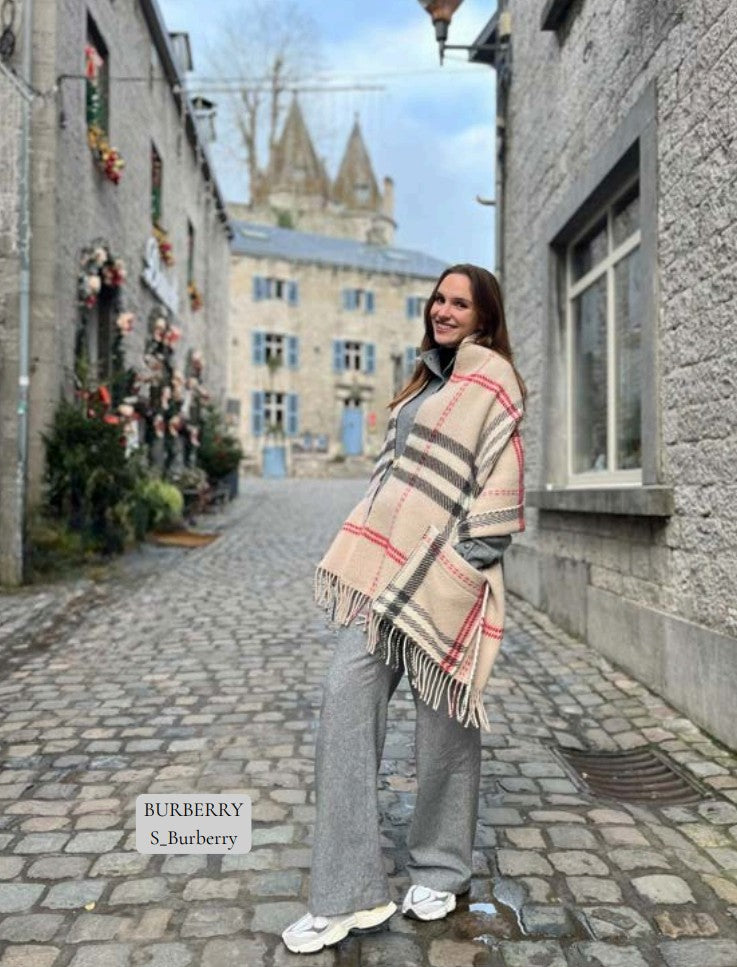 Belpo - Scarf pockets | grote wollen sjaal met zakken