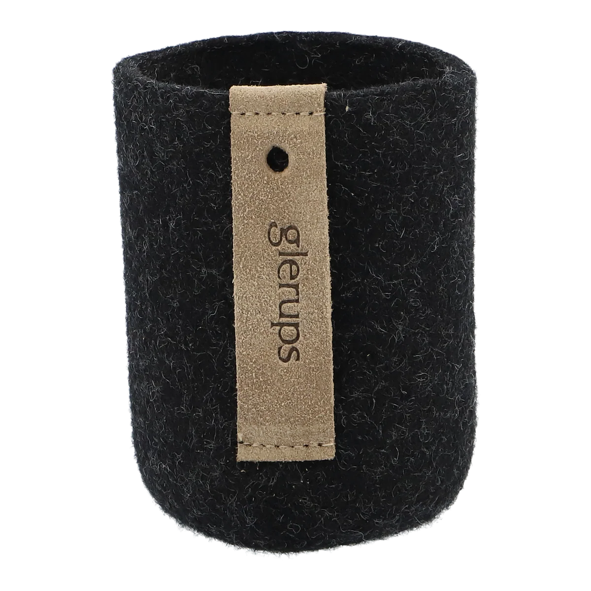 Glerups - Coozie | bekerhouder van gevilte wol Charcoal