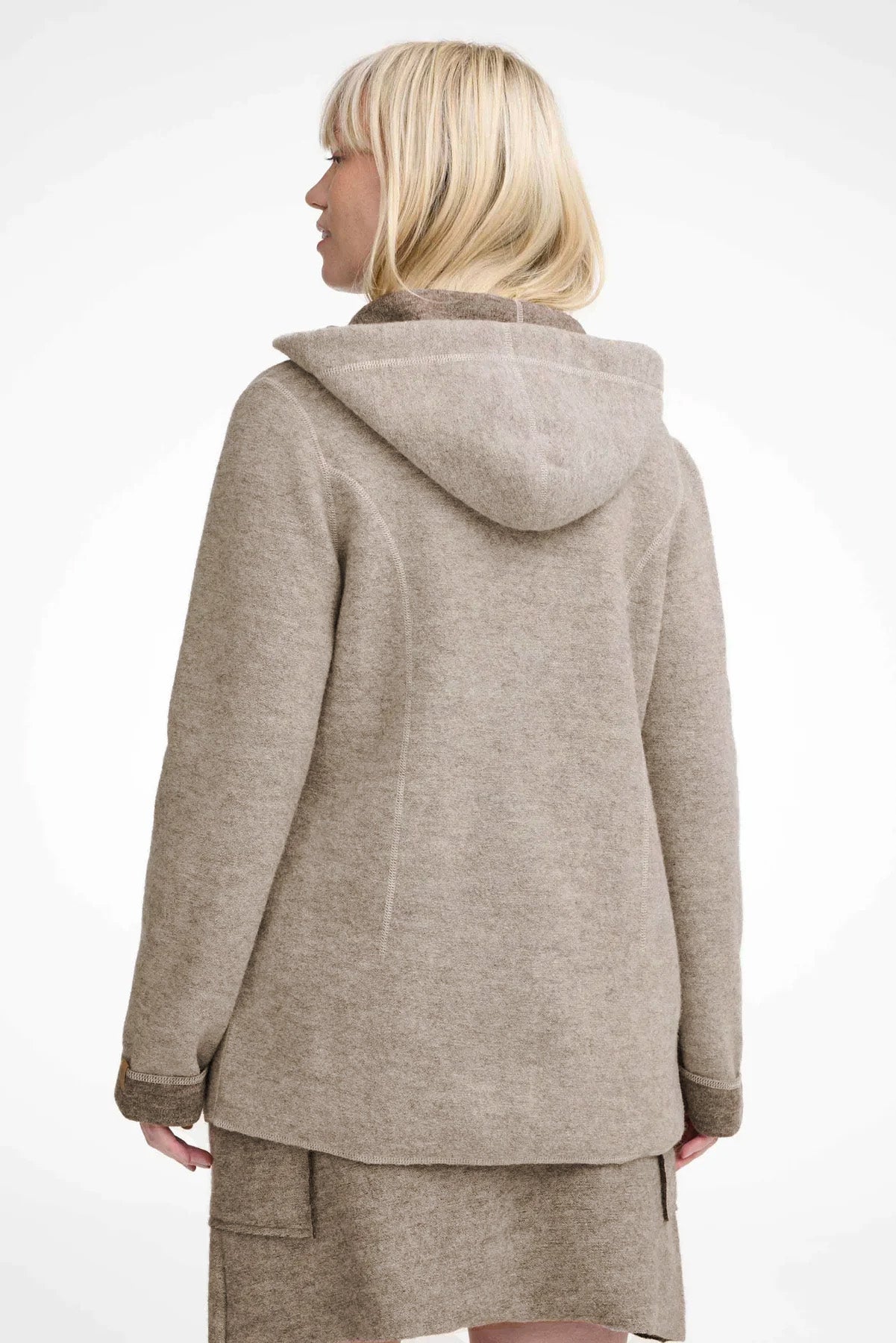 Ivanhoe Knitted in Sweden - NLS Dahlia | wollen damesjas