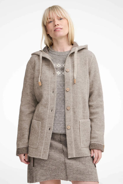 Ivanhoe Knitted in Sweden - NLS Dahlia | wollen damesjas