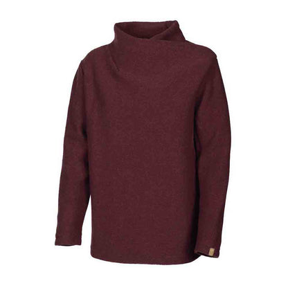Ivanhoe Knitted in Sweden - GY Elsabo Sweater | wollen damestrui Ruby wine