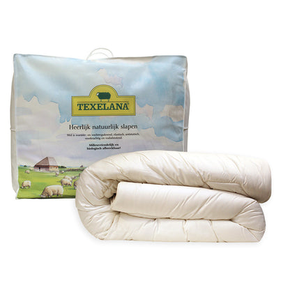Texelana - Exquisiet | 4-Jahreszeiten-Bettdecke mit Füllung aus Wolle und Wildseide