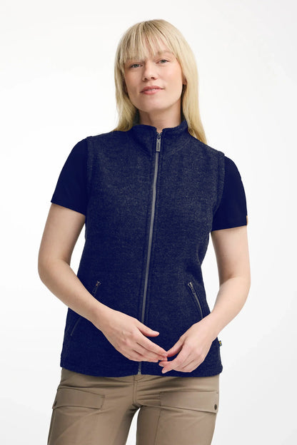 Ivanhoe Knitted in Sweden - Flora Vest | wollen dames bodywarmer