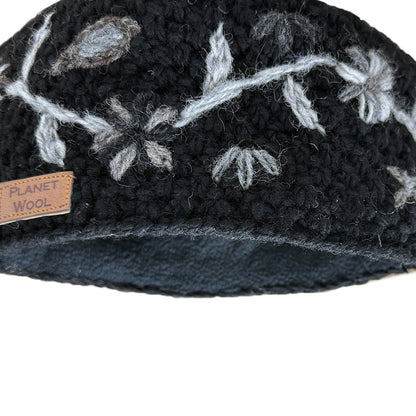 Planet wool - Flower headband | wollen hoofdband met bloemen