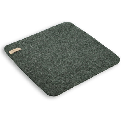 Glerups - seat cushion | wollen stoelkussen vierkant 32cm. Forest