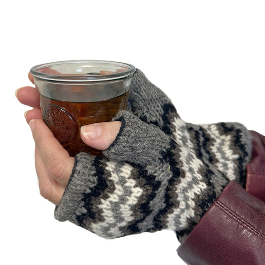 Planet Wool - Gloves fingerless | wollen handwarmers