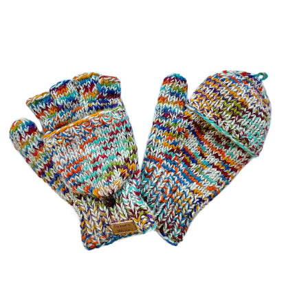 Planet Wool - Gloves fold | handschoenen van wol Disco