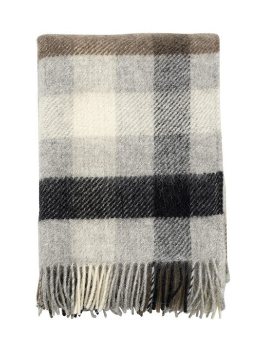 Klippan - Gotland Multi | plaid van Gotland wol Multi grey