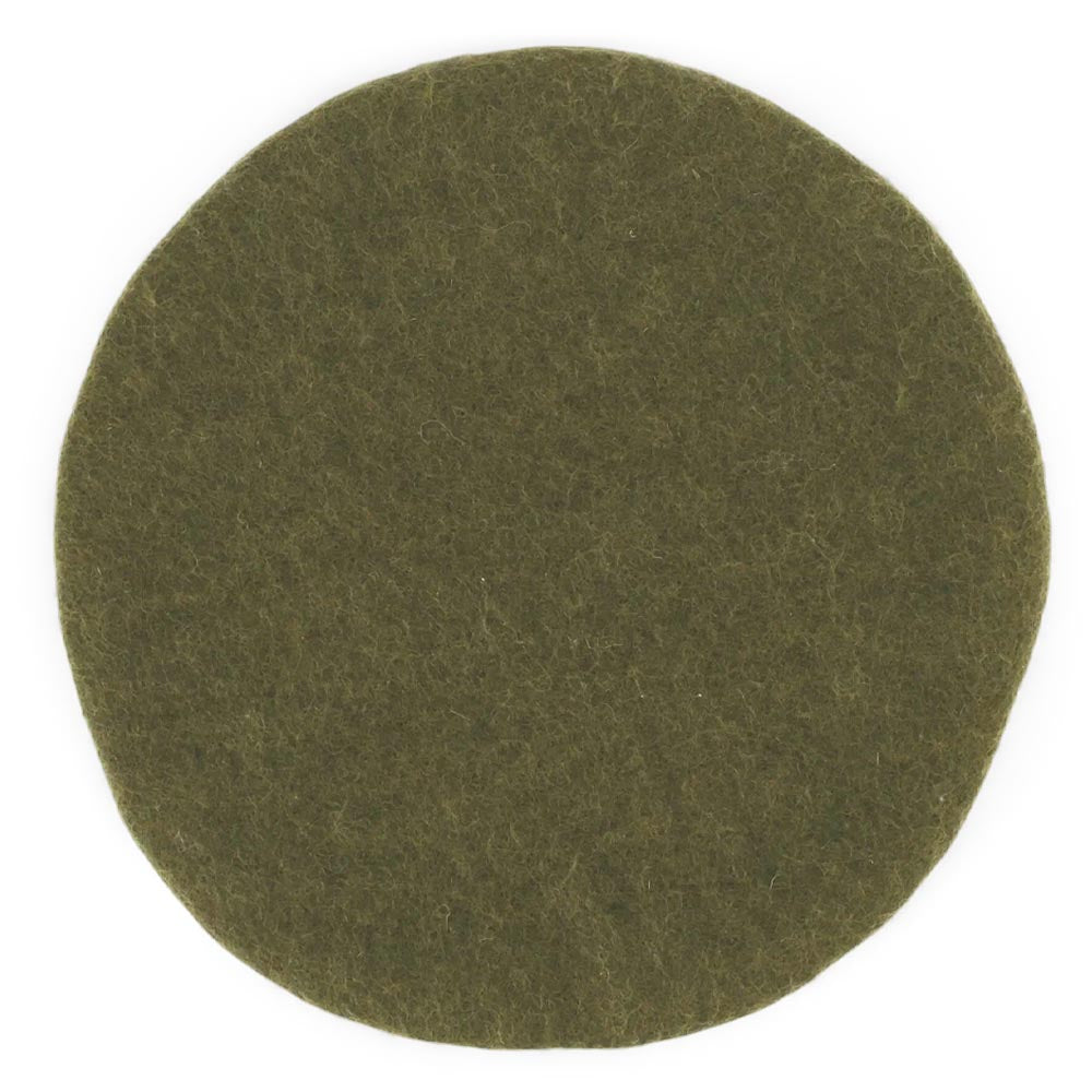 Gry & Sif - Seat cushion | stoelkussen van gevilte wol Pine green