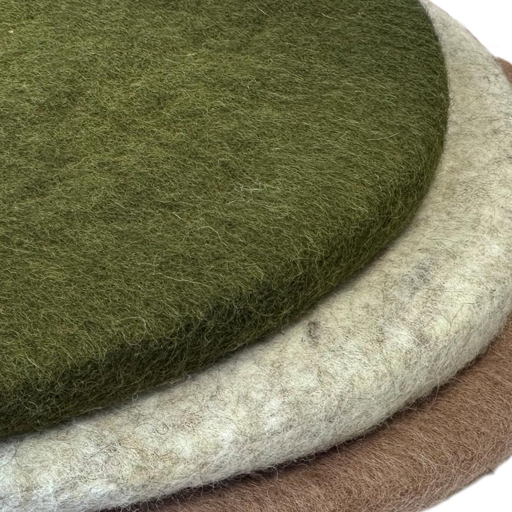 Gry & Sif - Seat cushion | stoelkussen van gevilte wol