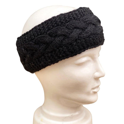 Planet wool - headband with cable | hoofdband van wol