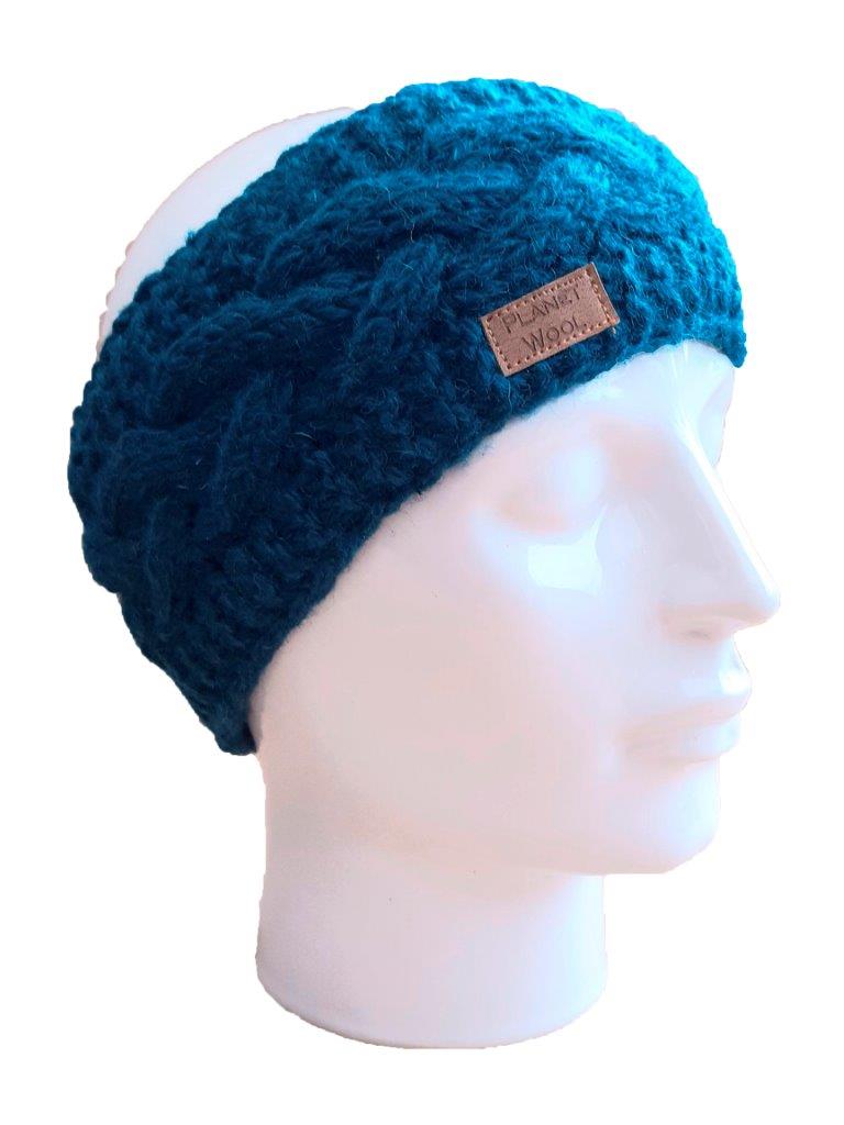 Planet Wool - headband with cable | Stirnband aus Wolle