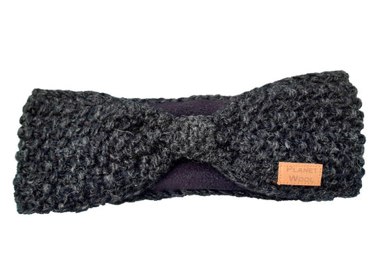 Planet Wolle - headband with knot | Stirnband aus Wolle